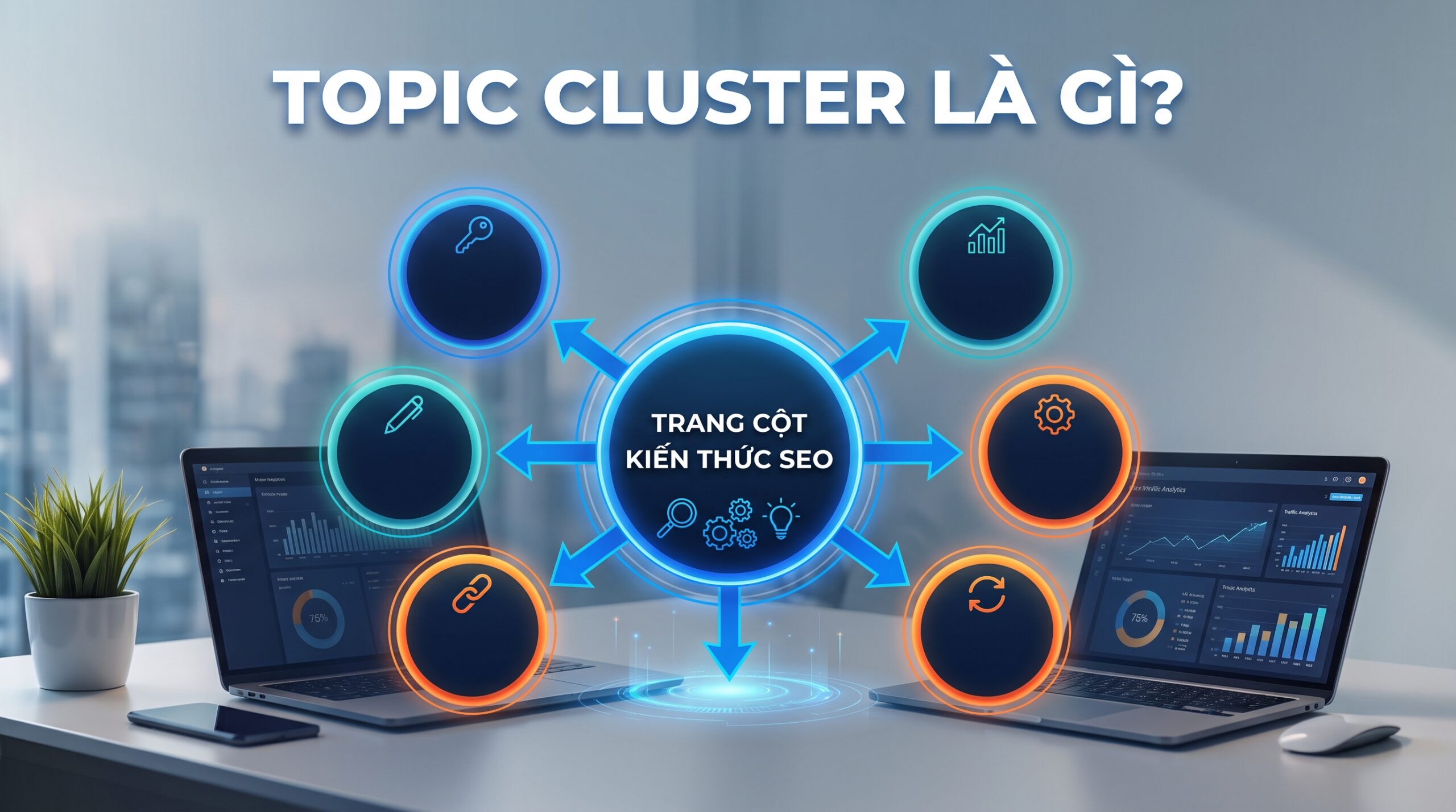 Topic Cluster mới là cách tạo nên một hệ sinh thái tri thức thống trị trang kết quả tìm kiếm.