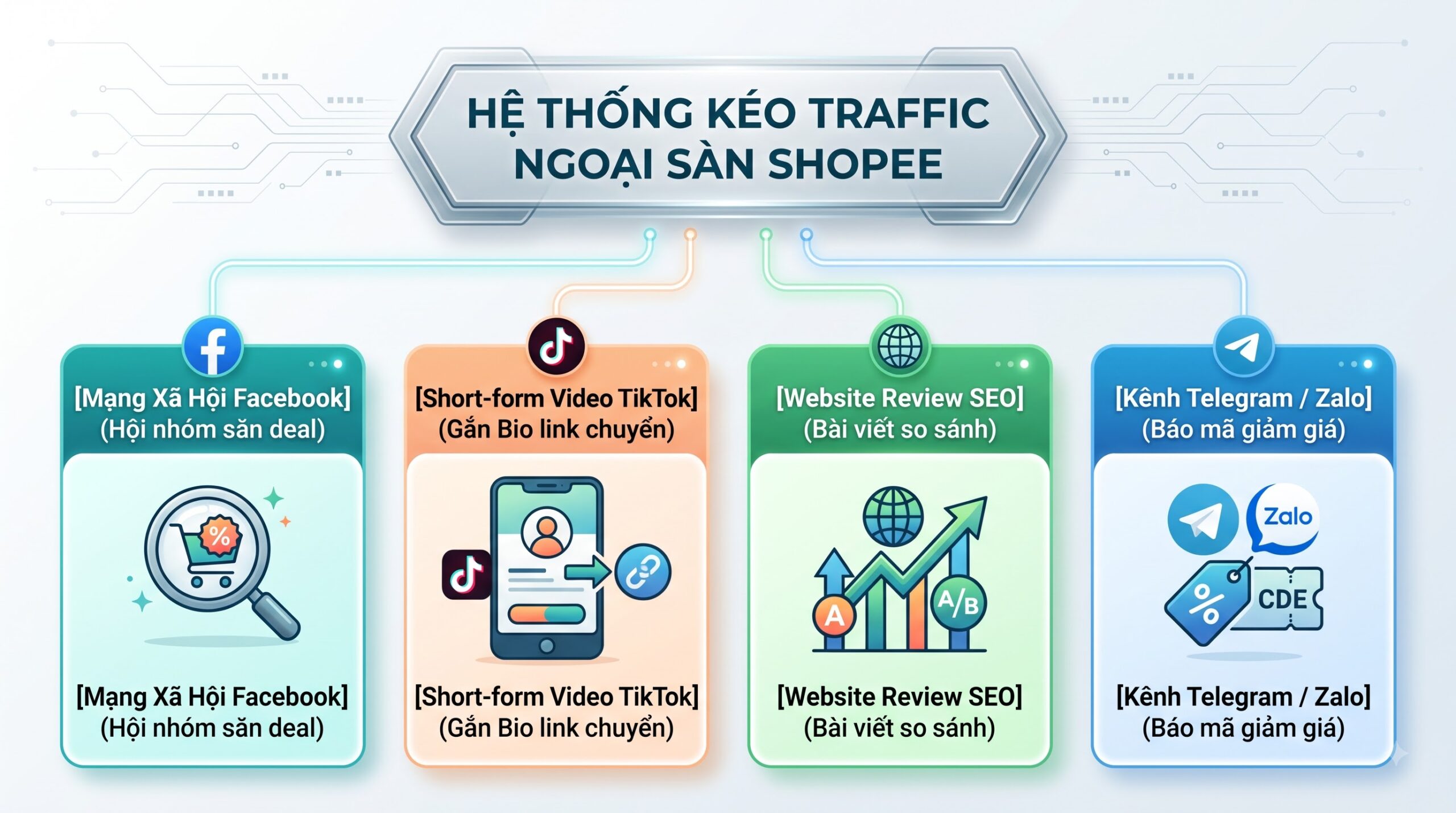 những Publisher xuất sắc nhất hiện nay đều xây dựng hệ thống kéo Traffic ngoại sàn