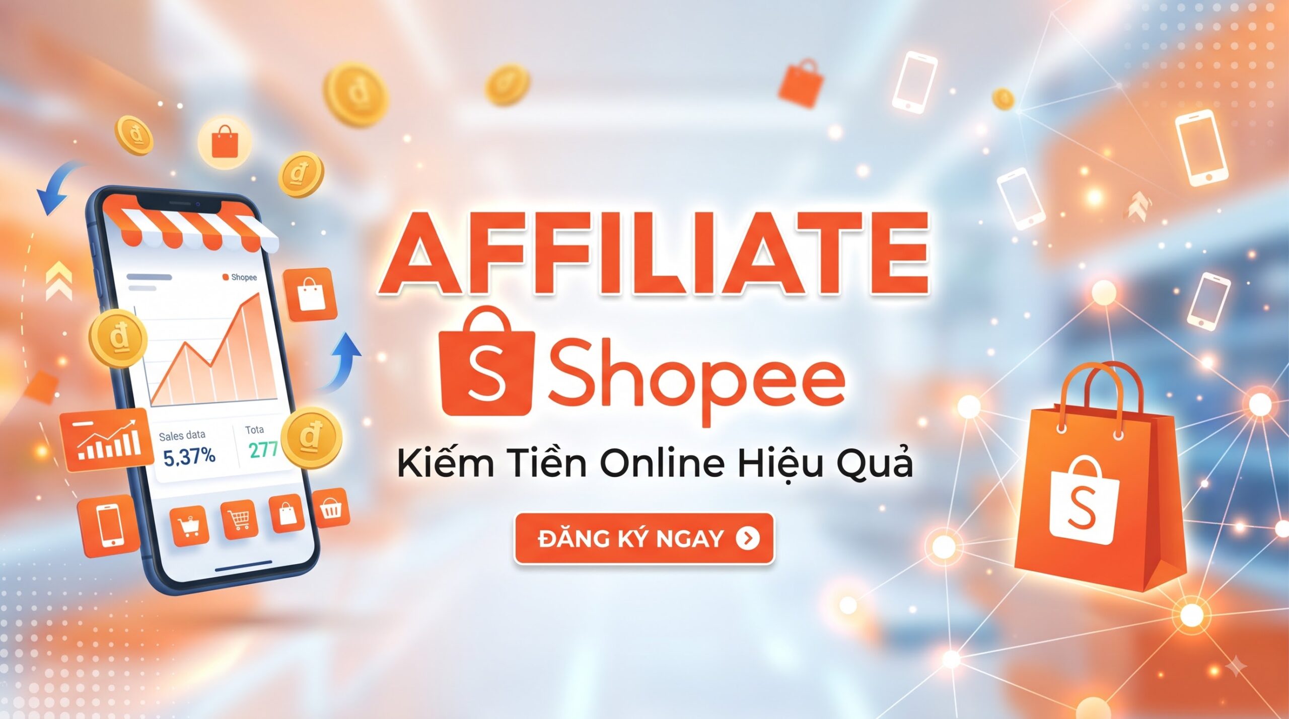 Affiliate Shopee không nằm ở việc chờ đợi khách hàng tự tìm đến, mà nằm ở chiến lược chủ động kéo traffic ngoại sàn thông minh.