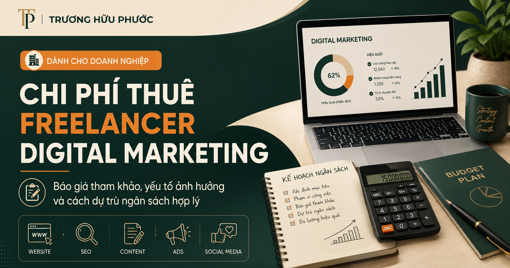 chi phí thuê freelancer Digital Marketing